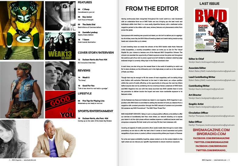 BWD Magazine - A Big Part of My Life